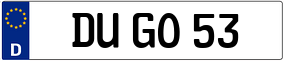 Truck License Plate